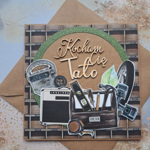 Kartka urodzinowa dla taty (w kopercie)