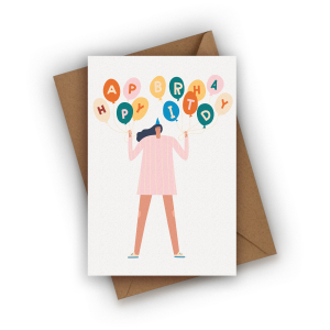 Kartka urodzinowa- Happy Birthday!