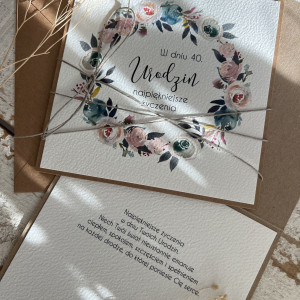 Kartka urodzinowa na 40 urodziny