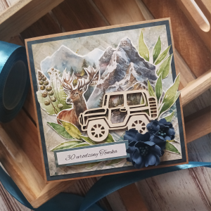 Kartka urodzinowa personalizowana, góry, podróże