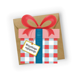 Kartka urodzinowa- Wszystkiego najlepszego (prezent)
