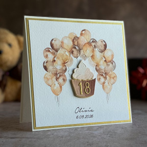 Kartka urodzinowa z kopertą prezentową, BH 20a