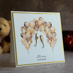 Kartka urodzinowa z kopertą prezentową, BH 20c