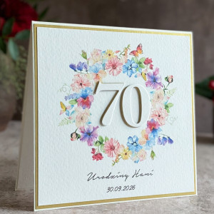 Kartka urodzinowa z kopertą prezentową, BH 35A