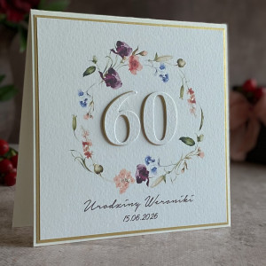 Kartka urodzinowa z kopertą prezentową, BH 70A