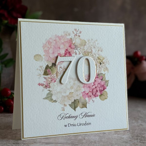 Kartka urodzinowa z kopertą prezentową, BH 75