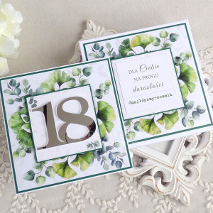 Kartka w pudełku z okazji 18 urodzin 508