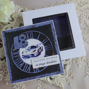 Kartka w pudełku z okazji 18 urodzin 525