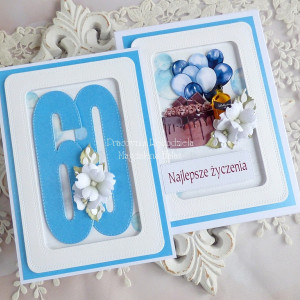 Kartka w pudełku z okazji 60. urodzin 519