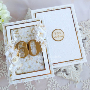 Kartka w pudełku z okazji 60 urodzin 527