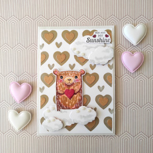 Kartka walentynkowa "You are my sunshine"