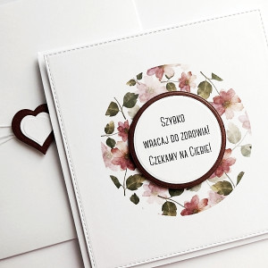 Kartka wyjątkowe życzenia powrotu do zdrowia