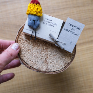 Kartka z humorem „dziekuję za” Pankracy tyciTulek