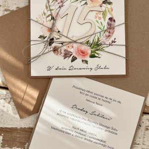 Kartka z okazji 15 rocznicy ślubu - rocznica ślubu KRSP-056