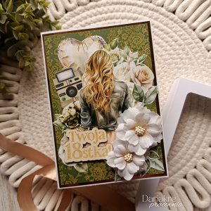 Kartka z okazji 18 urodzin, zielona, Twoja 18stka, u91