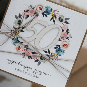 Kartka z okazji 50 rocznicy ślubu rocznica ślubu