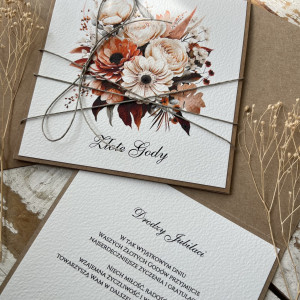 Kartka z okazji 50 rocznicy ślubu - rocznica ślubu KRSZ-002