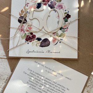 Kartka z okazji 50 urodzin, pięćdziesiątka prezent KU50-196