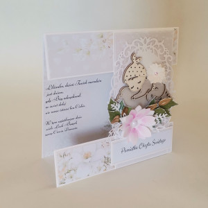 Kartka z okazji chrztu świętego dla dziewczynki