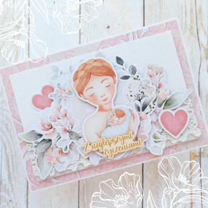Kartka z okazji narodzin, baby shower | Z najlepszymi życzeniami