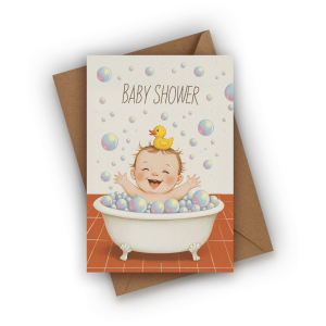 Kartka z okazji narodzin dziecka- Baby Shower
