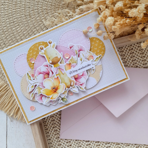 Kartka z okazji narodzin z żyrafką | Witaj maluszku