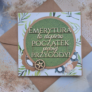 Kartka z okazji przejścia na emeryturę (koperta)