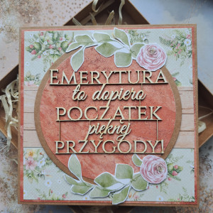 Kartka z okazji przejścia na emeryturę (pudełko)