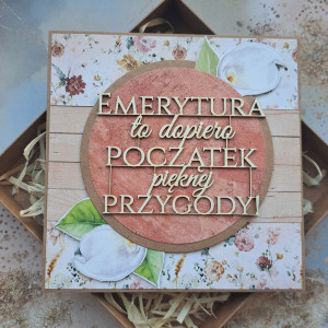 Kartka z okazji przejścia na emeryturę (w pudełku)1