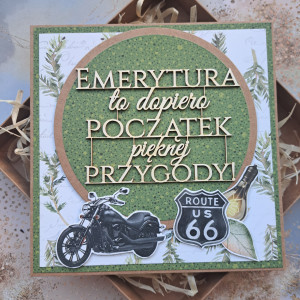 Kartka z okazji przejście na emeryturę dla mężczyzny