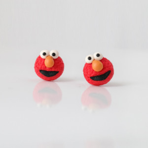 Kolczyki Elmo - Muppety