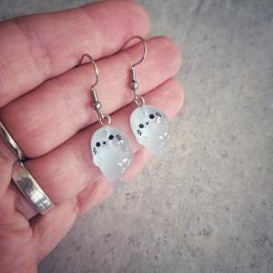 Kolczyki - Foczki (z żywicy)