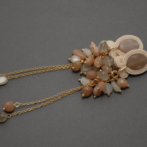 kolczyki / klipsy sutasz z kamieniami słonecznymi 2