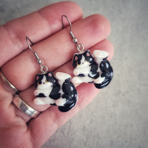 Kolczyki - Koty 3 (z żywicy)