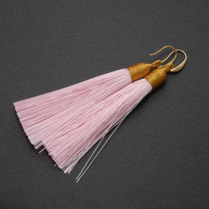 kolczyki lub klipsy z chwostami (jasnoróżowe)