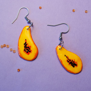 Kolczyki papaje