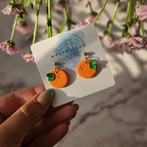 Kolczyki pomarańcze