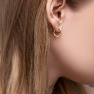 Kolczyki pozłacane Cleo