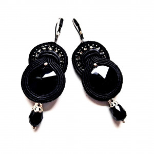 Kolczyki sutasz Black