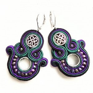 Kolczyki sutasz  Purple Forest