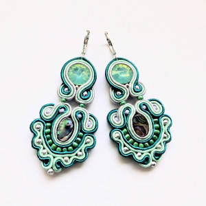 Kolczyki sutasz Tiffany Abalone