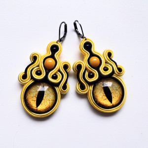 Kolczyki sutasz  Yellow  Dragon