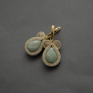 kolczyki sutasz z amazonitami 2