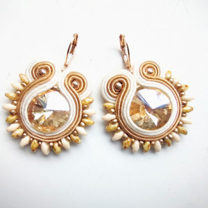 Kolczyki sutaszowe Autumn Soleil