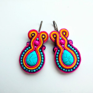 Kolczyki sutaszowe Bora-Bora