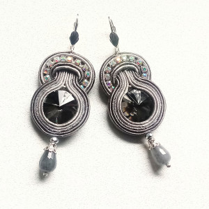 Kolczyki sutaszowe Cloudy Day