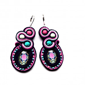 Kolczyki sutaszowe Fresh Garden