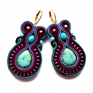 Kolczyki sutaszowe Juicy