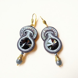 Kolczyki sutaszowe Royal Style