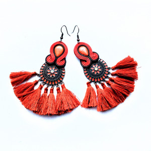 Kolczyki sutaszowe Tycjan